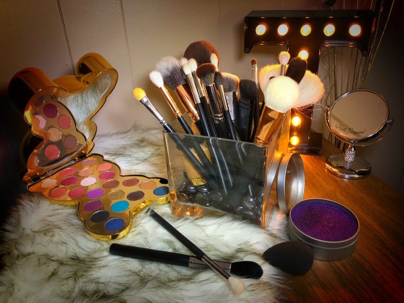 front makeup brushes
