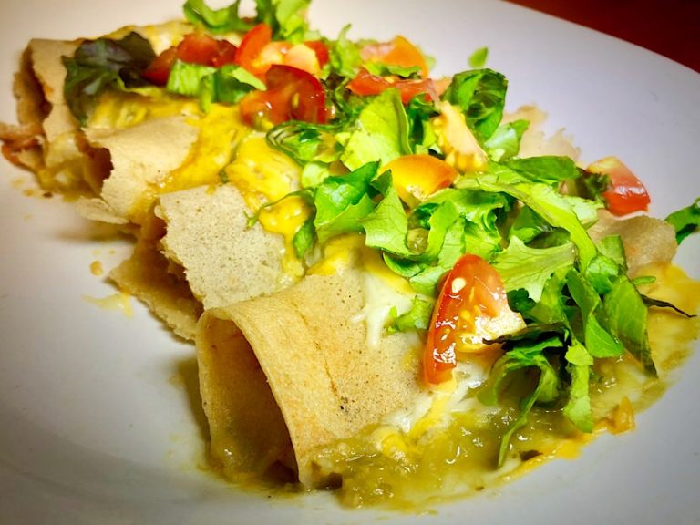 Quick Enchiladas Using Homemade Quinoa Tortillas Vegan Friendly •