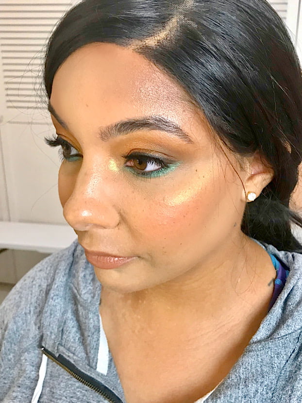 green love makeup