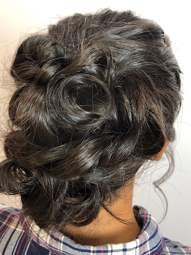 gabby updo romantic