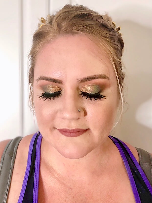 green updo with jewels1